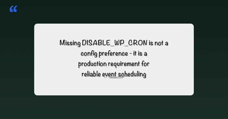 WordPress cron jobs best practices - wp_schedule_event patterns and DISABLE_WP_CRON server cron setup