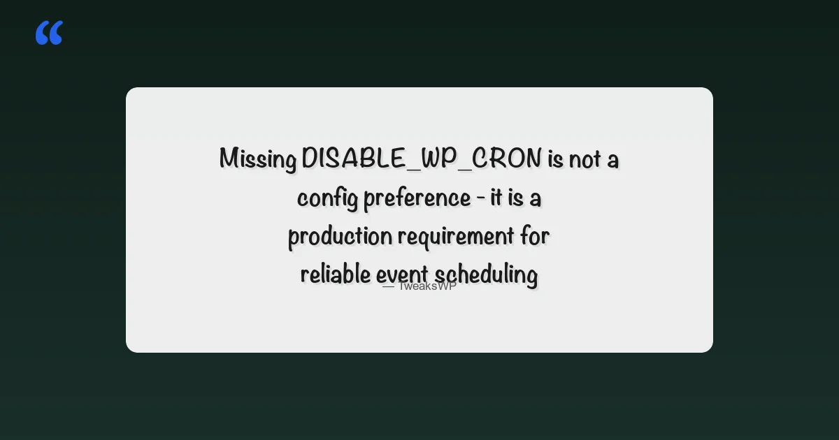 WordPress cron jobs best practices - wp_schedule_event patterns and DISABLE_WP_CRON server cron setup