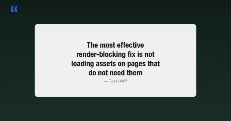 WordPress render-blocking CSS and JavaScript optimization - async defer and critical CSS techniques